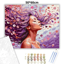 Creative Land Kft Békés sziromeső - számfestő készlet – 50×60 cm (Keretre feszítve) kreatív és készségfejlesztő
