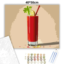 Creative Land Kft Bloody Mary koktél - számfestő készlet kreatív és készségfejlesztő