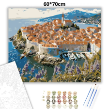 Creative Land Kft Dubrovnik óvárosa - számfestő készlet – 60×70 cm (Keret nélkül) kreatív és készségfejlesztő