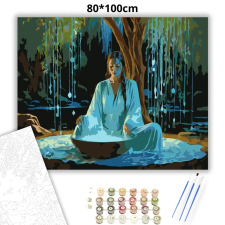 Creative Land Kft Fénylő víztál - számfestő készlet – 80×100 cm (Keretre feszítve) kreatív és készségfejlesztő