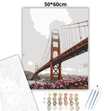 Creative Land Kft Golden Gate híd - számfestő készlet – 50×60 cm (Keret nélkül) kreatív és készségfejlesztő