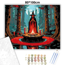 Creative Land Kft Gyertyafényes idézés - számfestő készlet – 80×100 cm (Keret nélkül) kreatív és készségfejlesztő