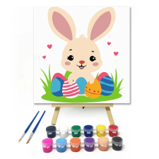 Creative Land Kft Játékos nyuszi tojásokkal - gyerek számfestő készlet kreatív és készségfejlesztő