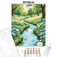 Creative Land Kft Kanyargó patak - számfestő készlet – 50×60 cm (Keret nélkül) kreatív és készségfejlesztő