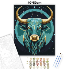 Creative Land Kft Kozmikus bika tekintete - számfestő készlet kreatív és készségfejlesztő