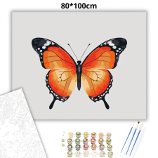 Creative Land Kft Letisztult pillangó - számfestő készlet – 80×100 cm (Keret nélkül) kreatív és készségfejlesztő