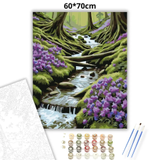 Creative Land Kft Mohos vízmosás - számfestő készlet – 60×70 cm (Keretre feszítve) kreatív és készségfejlesztő