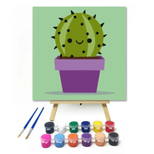 Creative Land Kft Mosolygós kaktusz - gyerek számfestő készlet kreatív és készségfejlesztő