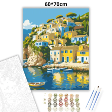 Creative Land Kft Napsütötte kikötő csendje - számfestő készlet – 60×70 cm (Keret nélkül) kreatív és készségfejlesztő