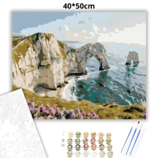 Creative Land Kft Nyugodt mészkőkapu - számfestő készlet – 40×50 cm (Keretre feszítve) kreatív és készségfejlesztő