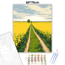 Creative Land Kft Ragyogó repcemezők - számfestő készlet – 60×70 cm (Keretre feszítve) kreatív és készségfejlesztő