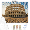 Creative Land Kft Római Colosseum - számfestő készlet – 60×70 cm (Keret nélkül)
