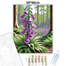 Creative Land Kft Tavaszi gyűszűvirág - számfestő készlet – 50×60 cm (Keretre feszítve) kreatív és készségfejlesztő