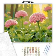 Creative Land Kft Tavaszi lóhere - számfestő készlet – 40×50 cm (Keretre feszítve) kreatív és készségfejlesztő