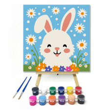 Creative Land Kft Tavaszi nyuszi - gyerek számfestő készlet kreatív és készségfejlesztő