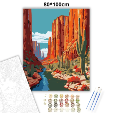 Creative Land Kft Vadregényes kanyon - számfestő készlet – 80×100 cm (Keret nélkül) kreatív és készségfejlesztő