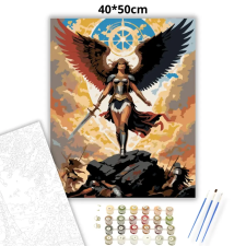 Creative Land Kft Végzetes valkűr - számfestő készlet kreatív és készségfejlesztő