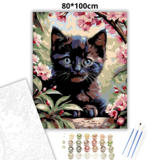 Creative Land Kft Virágzó ágak között - számfestő készlet – 80×100 cm (Keretre feszítve) kreatív és készségfejlesztő