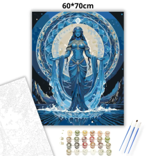 Creative Land Kft Vízöntő csillagjegy - számfestő készlet – 60×70 cm (Keret nélkül) kreatív és készségfejlesztő