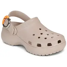 CROCS Klumpák Classic Platform Dipped Buckle Clg Bézs 37 / 38 női papucs
