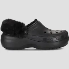 CROCS Klumpák CLASSIC PLATFORM FUZZ LINED CG Fekete 42 / 43