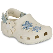 CROCS Klumpák Clsc Dnm Flwr Adj BackstrapCgT Fehér 27 / 28 gyerek papucs, mamusz