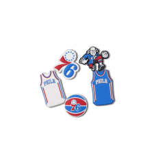 CROCS nba philadelphia 76ers 5 pack jibbitz papucs kiegészítő unisex színes one férfi papucs
