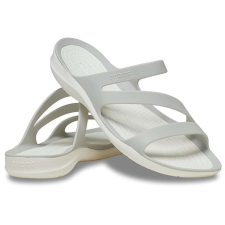 CROCS Swiftwater Sandal W női strandpapucs szürke-fehér 203998-1FT női papucs