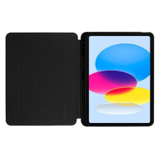 Crong FlexFolio Apple iPad 10.9" (2022) Flip tok - Fekete (CRG-FXF-IPD109-BLK) tablet tok