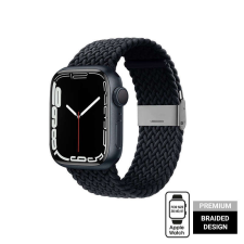  Crong Wave szíj Apple Watch 38/40 / 41mm (faszén) okosóra kellék