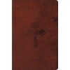 Crossway ESV Compact Bible (Trutone, Walnut, Weathered Cross Design)