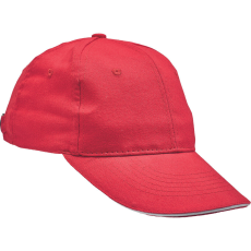  crv_0314000820999 TULLE baseball sapka piros