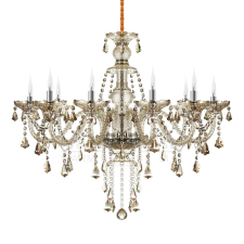  Crystal Chandelier, LED világítás, szüreti kialakítás, 10 fegyverkoknic világítás