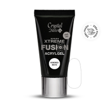 Crystal Nails CN - HEMA FREE - XTREME FUSION GEL RENEWED WHITE - 30G műköröm zselé