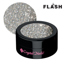 Crystal Nails - FLASH GLITTERS 1 - EZÜST@ körömdíszítő