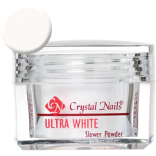 Crystal Nails - Slower - Ultra White - Porcelánpor - 28gr - THF porcelánpor