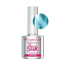 Crystal Nails - TIGER EYE - SILK CRYSTALAC - TURQUOISE - 4ML műköröm zselé