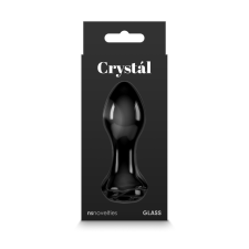 Crystal - Rose - Black kristály análplug anál