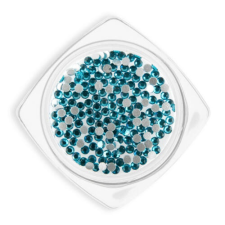  Crystal Strassz - SS3 80+db #6 aquamarine körömdíszítő