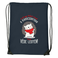 Csak egy dolgot várok a karácsonyban V2 - Sport táska navy kék tornazsák