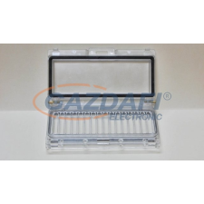 Csatári Plast CSATÁRI PLAST 8 modulos ablak, 162x88mm, lakatolható, IP65 villanyszerelés