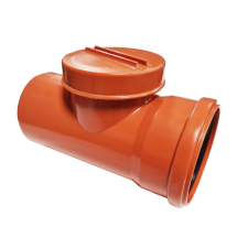  Csatorna tisztító T idom 125 KGRE építőanyag