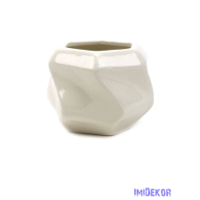  Csavart mintás kerámia kaspó dekorációs kellék