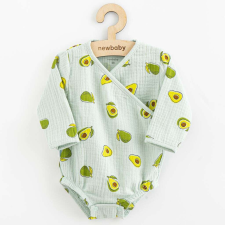 Csecsemő muszlin patentos body New Baby Avocado, vel. 80 (9-12 h) kombidressz, body