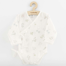 Csecsemő muszlin patentos body New Baby Zoe 68 (4-6 h) kombidressz, body