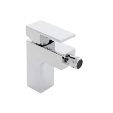 Cseke QUADRO króm egykaros álló kerámiabetétes Bidet csaptelep állítható kifolyóval csaptelep