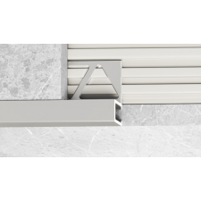  Csempeélvédő ALU Q 10mm Elox Oliva élvédő, sín, szegélyelem