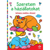 Csengőkert Könyvkiadó Szeretem a háziállatokat – Színezz, betűzz, játssz!