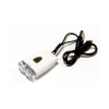 CSEPEL első lámpa, 2 LED, USB-ről tölthető, fehér