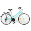CSEPEL Landrider Alu. női 21 seb. trekking kerékpár 17" Türkiz